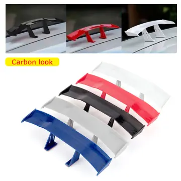 Mini Spoiler Auto Car Trunk Tail Decoration Sport Wing Universal Carbon  Fiber