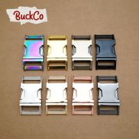 Side release buckle high quality kirsite DIY dog collars accessory durable security lock retailing 25mm webbing 8 kinds Bag Accessories