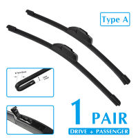 Car Wiper Blade For Honda Stream 24"+14" 2000-2006 Auto Windscreen Windshield Wipers Blades Window Wash Fit U Hook Arms