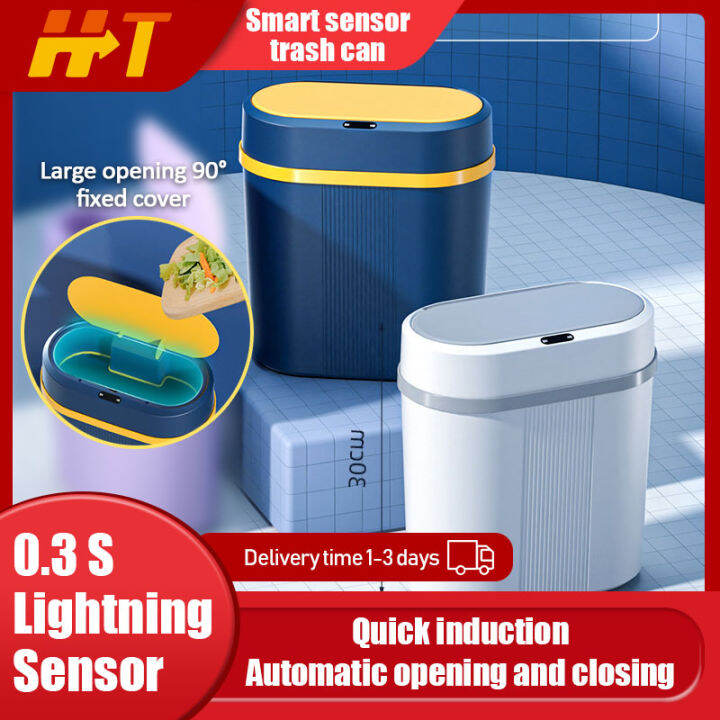 Touchless Smart Rubbish Bin12/14/16L Motion Sensor Automatic Home Trash