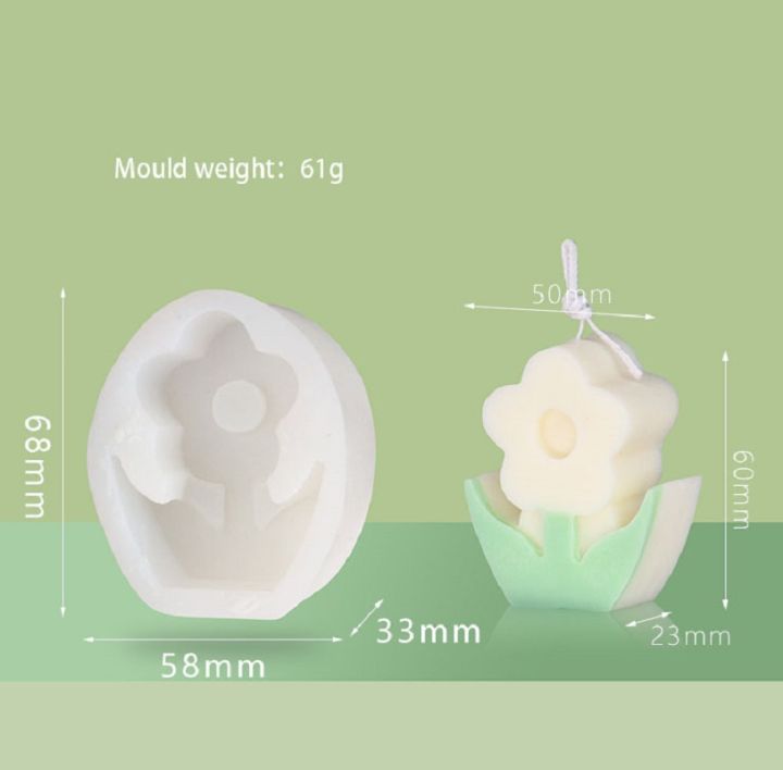 floral-candle-mold-unique-candle-design-mold-handmade-aromatherapy-candle-mold-plaster-ornament-mold-silicone-tulip-candle-mold