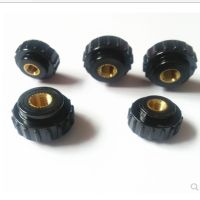 【hot】⊙☊ 5pcs m3 m4 Round Knurled Plum Bakelite Tighten Nuts / Knob Thumb