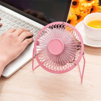 Color Strong wind Mini Fan Desk USB Fan METAL Desktop Desk Silent Laptop PC Quiet Cooler Fan