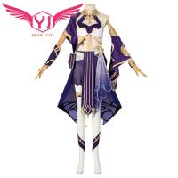 Game Genshin Impact Candace Cosplay Costume Halloween Carnival Party Outfit Women Suit