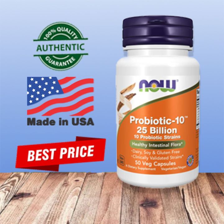 Now Foods Probiotic 10 25 Billion 50 Veg Capsules Lazada Ph