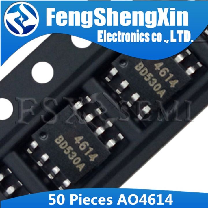 50pcs/lot AO4614A AO4614 AO4614B  AO4614BL  SOP-8  4614  LCD power supply chip high pressure plate