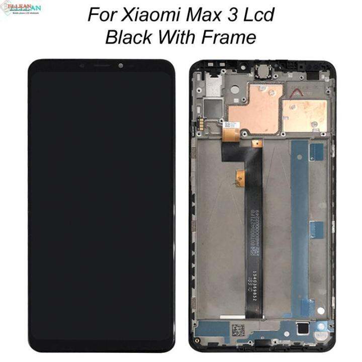 ทดสอบ6-9นิ้ว-mi-max-3จอแสดงผลสำหรับ-xiaomi-max-3จอแอลซีดีสัมผัสแผงหน้าจอ-digitizer-สมัชชาเปลี่ยนด้วยกรอบ