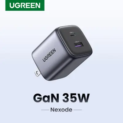 【Nexode】UGREEN GaN 35W Fast Charger Adapter อะแดปเตอร์ for iPad iPhone 15 14 Pro Max Samsung S24 S23 Ultra Model:15538