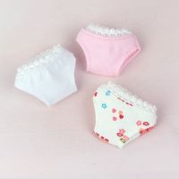 White Panties for Barbie Doll 1/6 BJD Blythe Clothes Cute Pink Barbie Clothes Briefs Accessories Baby Toy Underwear Girl Gift