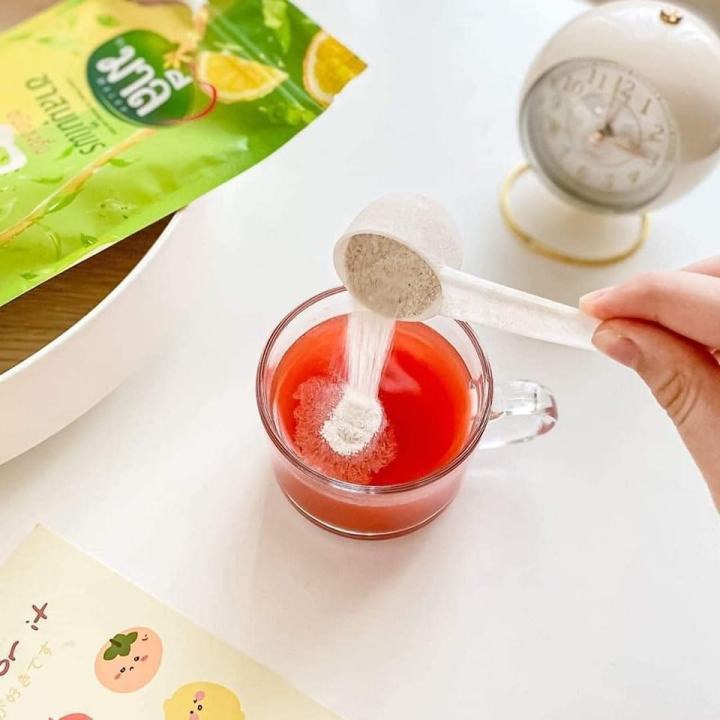 3-ถุง-โฉมใหม่-malee-instant-powder-tea-ชามาลี-ซองเขียว-มาลี-สมุนไพรไทย-150-g-ชนิดซงดื่ม