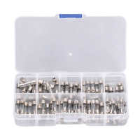 100Pcs Glass Fuse Tube 0~250V 0.2A~20A 5x20mm Fuse Assortment Kit For Automotive Toy Fuses Accessories