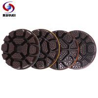 3Inch Diamond Dry Polishing Pads For Concrete Floor 4PCS/Set Grinding Discs Wet Polishing Granite Marble Stone Thicknees 10mm