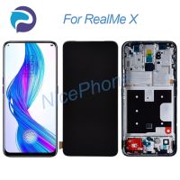 สำหรับ Realme X หน้าจอ LCD + แสดงการกำหนดตำแหน่งการสัมผัส2340*1080 RMX1901 RMX1903สำหรับการแสดงผล Realme X หน้าจอ LCD