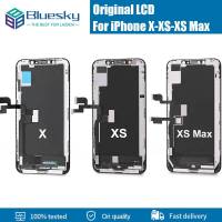 เกรด AAA + สีฟ้าสำหรับ iPhone X XS Max Inell โอแอลจอแสดงผล OEM LCD หน้าจอสัมผัส3มิติแผงหน้าจอทัชสกรีนชิ้นส่วนประกอบรองรับ Truetone