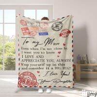 Letter For MOM ผ้าห่ม Soft Flannel Tapestry ผ้าห่มห้องนอน โยนผ้าห่ม