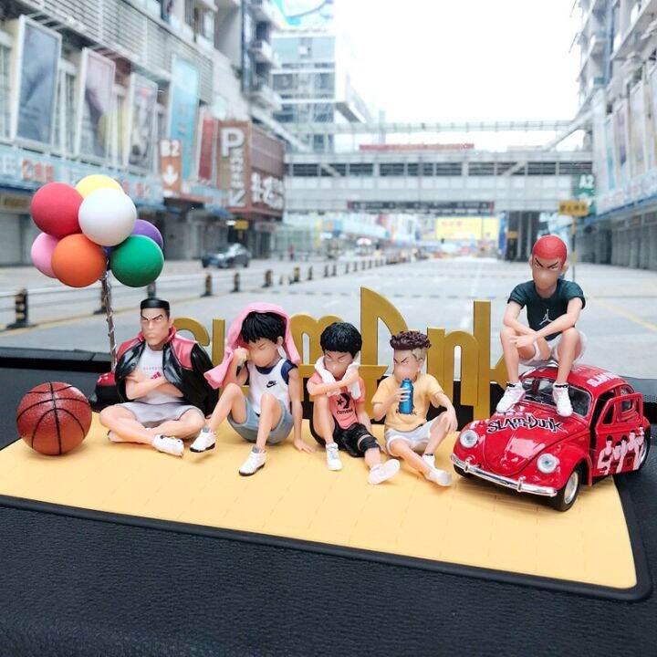 animation-cartoon-slam-dunk-hanamichi-cherry-wood-set-action-figure-statue-children-christmas-toy-gift