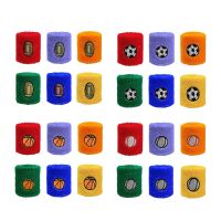 ☈✥ 6 Pieces Kids Sweatbands Highly Elastic Comfortable Wrist Sweatbands Children Sweat Bands For Sports Cashmere Fabric Sports