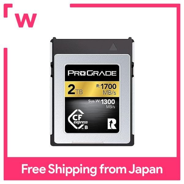 ProGrade Digital [CFexpress Type B] GOLD 2TB (ความเร็วในการเขียน