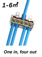 【hot】卍ﺴ  Connecting terminals with copper joints and 60A high current can be connected 1-6 ㎡ soft hard wires