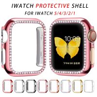 Diamond protective shell Case for Apple Watch Cover Series 7 6 SE 5 4 3 44MM 41 45 40MM For iWatch 42mm 38mm iWatch accessories