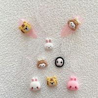 【CW】 10pcs/pack Cartoon Color Tiger Pattern Kawaii Resin Jewelry