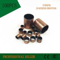 SF-1 1210 Oilless bush DU Self-lubricating bushing Sintered bush Size 12*14*10mm sliding bearing