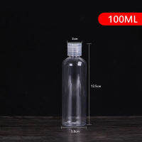 51050100250ML Mini Travel ขวดเปล่าพลาสติกแบบพกพาแชมพูโลชั่นคอนเทนเนอร์ขวดรีฟิลเครื่องสำอางเครื่องมือ