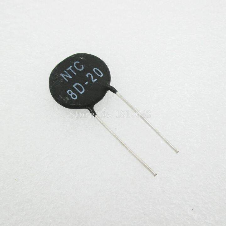 5PCS/LOT NTC Thermistor Resistor NTC 8D 20 8D20 Thermal Resistor