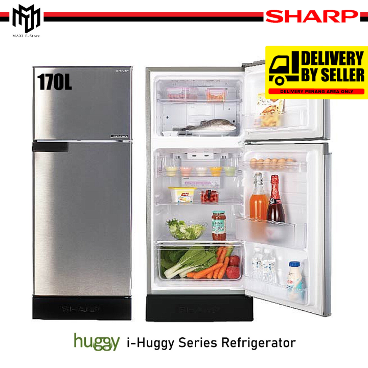 sharp i huggy series refrigerator sj189ms