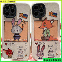 เคสนิ่มลายตัวการ์ตูน Zootopia เข้ากันได้กับ Iphone 14/13/12/11ซีรีส์ฝาครอบโทรศัพท์มือถือ