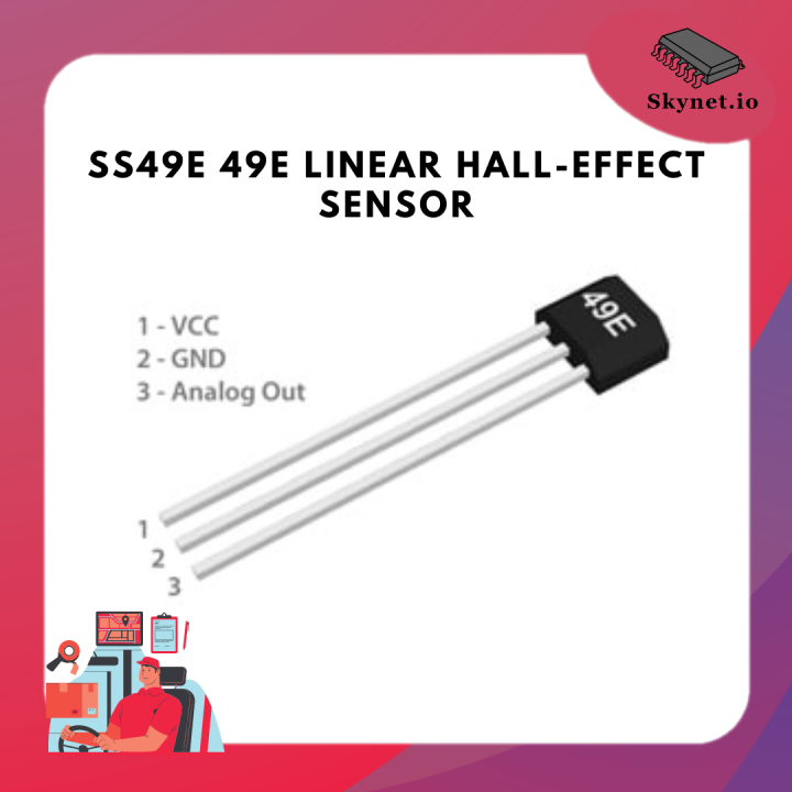 (5 Pcs) SS49E 49E Linear Hall-Effect Sensor | Lazada.co.th