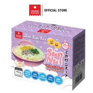 Súp nui tổ yến thịt bò sấy thăng hoa Asuzac hộp 42g 14g x 3 gói - Cho bé