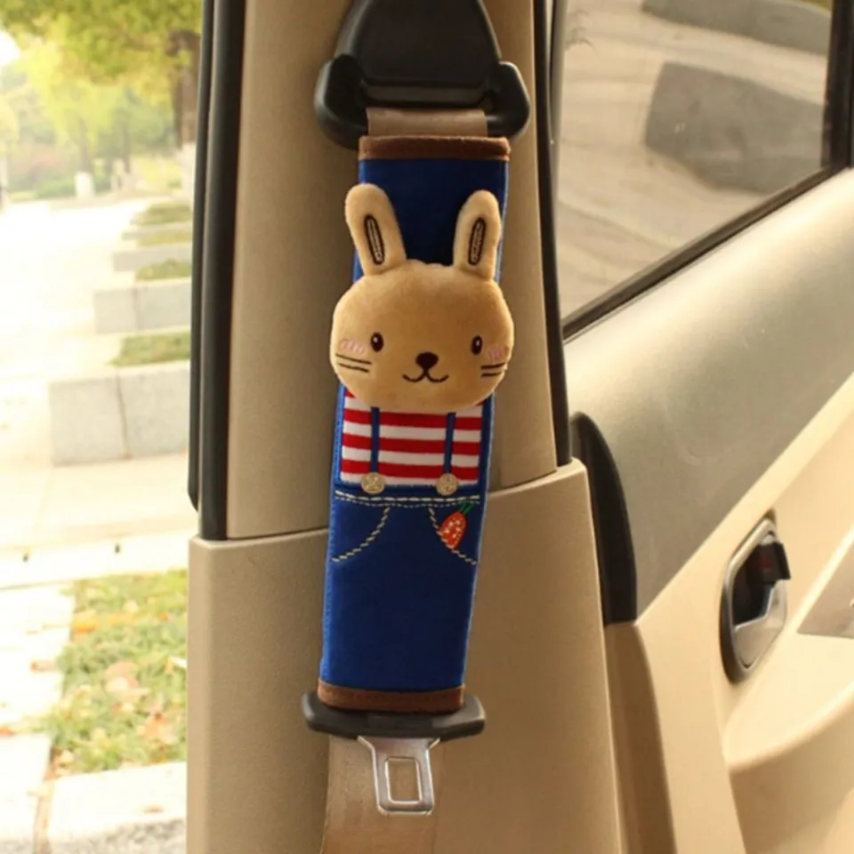 BESELFEVER Cartoon Car Seat Belt Cover Shoulder Protector Cute Shoulder  Guard Universal Plush Car Safety Belt Shoulder Pad Kids