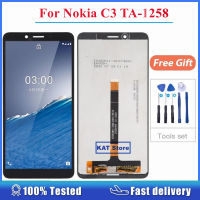 ทดสอบสำหรับ Nokia C3 TA-1258จอแสดงผล LCD ที่มีหน้าจอสัมผัส Digitizer สมัชชาเต็มรูปแบบด้วยเครื่องมือซ่อมแซม