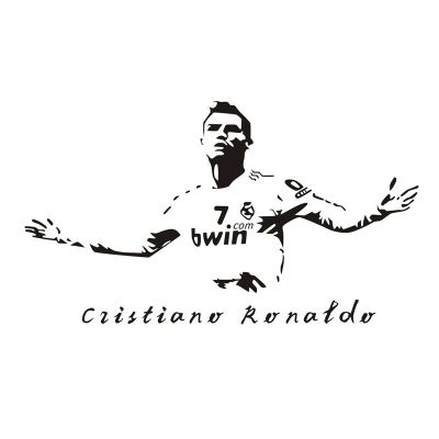 【SALE】 nancarenko1977 3D ผนังสติ๊กเกอร์ฟุตบอล C Ristiano Ronaldo กันน้ำที่ถอดออกได้สติ๊กเกอร์ติดผนังห้องนอนตกแต่งบ้าน DIY โปสเตอร์สติกเกอร์