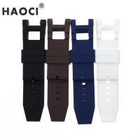 ⌚ Black blue brown 28mm silicone watch strap for Invicta Subaqua Noma III 50mm watchband bracelet belt comfortable and waterproof