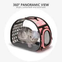 Cat Space Capsule Transparent Cat Carrier Bag Breathable Carrier Small Dog Cat Backpack Travel Cage Handbag for Kitten