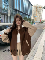 Spades Ace เสื้อผ้าแฟชัน2023 เสื้อแจ็คเก็ตผ้าฟลีซขนาดเล็กสำหรับฤดูใบไม้ร่วงและฤดูหนาว เวอร์ชั่นเกาหลี WJK2390RJC 37Z230914