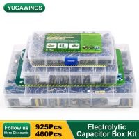 225/460/925Pcs Aluminum Electrolytic Capacitor Kit Variable Capacitors Assorted Kit Repair DIY High Frequency Low ESR