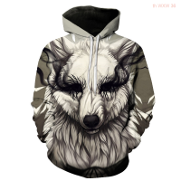 2021 New Hoodies For Men And Women 3d Printing Ferocious Wolf Head Sweatshirt Kids Fashion Hip Hop Casual Coat Men clothing Tops Size:XS-5XL