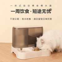 Spot parcel post Water Dispenser Dual-Purpose Bowl Cat Automatic Feeder Automatic Water Renewal Food Water Feeder Tableware