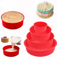 4 6 8 10 Inch Round Cake Mold Silicone Molds for Cakes Nonstick Cake Pan Baking Forms Pastry Molud