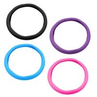 【YF】 Silicone Steering Wheel Cover Covers Soft Rainbow Comfy Grip Auto Car Universal