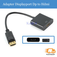 Kaidi Displayport Dp Male To HDMi Female M/F Converter Adapter Cable 1080p