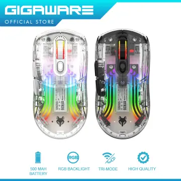 ATTACK SHARK X2 Wireless Transparent Gaming Mouse, Tri-Mode(2.4Ghz, Bl