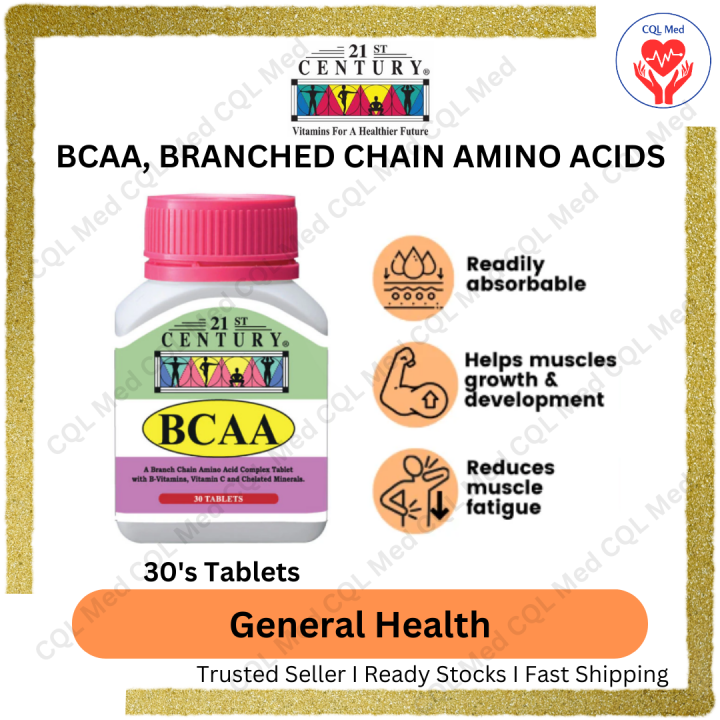 21st Century BCAA, Branched Chain Amino Acids 30'S (For Cell Growth