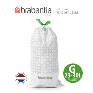 Brabantia PerfectFit Bin Liners, Code G (23-30L), Pack of 20