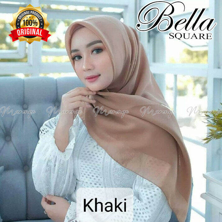 Hijab Bella Square Warna Terlengkap | Lazada Indonesia