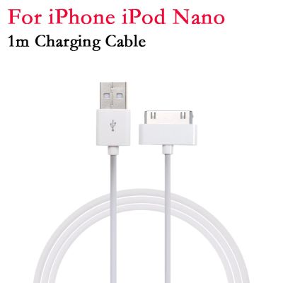 1m USB Data Sync Charger Cable For Apple iPhone 4 4s 3G iPhone iPod Nano iPad 2 3 Charger Cable Nano Touch Adapter