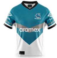 ใหม่2023ฉลามเสื้อรักบี้พื้นเมือง2022 cronulla ฉลามมรดกเสื้อรักบี้เสื้อ